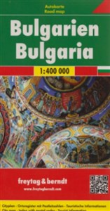Obrazek Bułgaria mapa drogowa 1:400 000