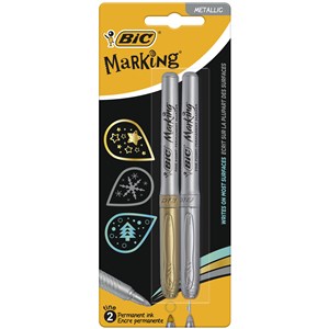 Bild von Marker Permanentny Złoty & Srebrny