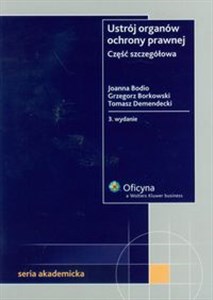 Obrazek Ustrój organów ochrony prawnej Część szczegółowa