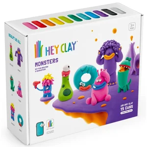 Obrazek Hey Clay Zestaw Potwory 15 elementów