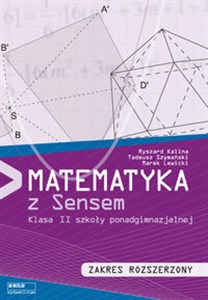 Obrazek Matematyka z sensem 2 Podręcznik Zakers rozszerzony Szkoła ponadgimnazjalna