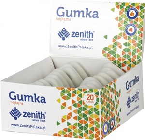 Obrazek Gumka trójkątna (20szt) dsp ZENITH