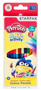 Obrazek Kredki ołówkowe dwustronne 24 kolory Play-Doh