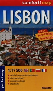 Obrazek Lisbon laminowany plan miasta 1:17 500