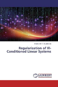 Obrazek M. E. ABUELDAHAB, S: REGULARIZATION OF ILL-CONDITIONED LINEA