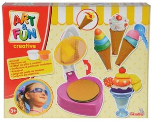Obrazek Art & Fun Masa plastyczna - lody w rożku
