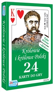 Obrazek Karty 24  Królowie i królowe Polski Talia zielona