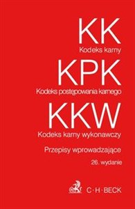 Bild von Kodeks karny  Kodeks postępowania karnego Kodeks karny wykonawczy Przepisy wprowadzające