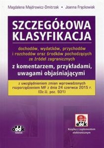 Bild von Szczegółowa klasyfikacja dochodów, wydawtków, przychodów i rozchodów oraz środków pochodzących ze źródeł zagranicznych