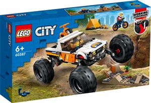Obrazek LEGO City Przygody samochodem terenowym z napędem 4x4 60387