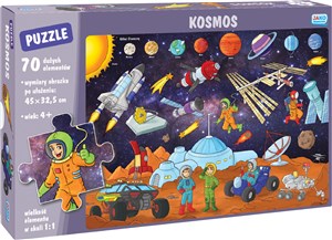 Obrazek Puzzle 70 elementów Kosmos