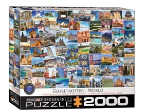 Obrazek Puzzle 2000 Globetroter-Świat