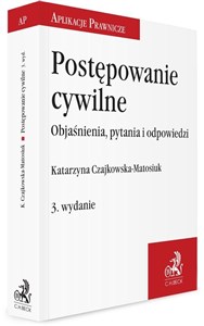 Bild von Postępowanie cywilne Objaśnienia, pytania i odpowiedzi
