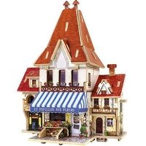 Obrazek Puzzle drewniane 3D Kwiaciarnia