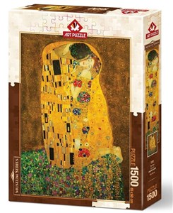 Bild von Puzzle 1500 Gustav Klimt, Pocałunek