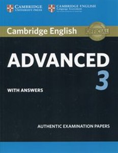 Bild von Cambridge English Advanced 3 with answers