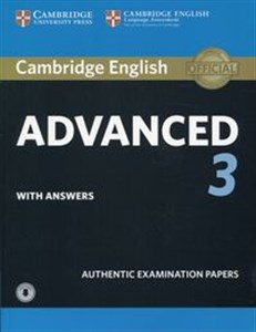 Bild von Cambridge English Advanced 3 with answers with Audio
