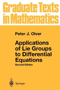 Obrazek OLVER, P: APPLICATIONS OF LIE GROUPS TO DIFFERENTIAL EQUATIO