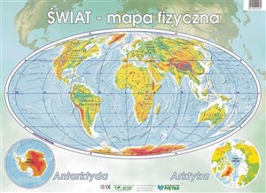 Obrazek Puzzle - Świat mapa fizyczna