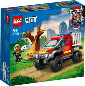 Obrazek LEGO City Wóz strażacki 4x4 misja ratunkowa 60393