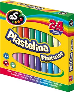 Obrazek Plastelina AS 24 kolorów