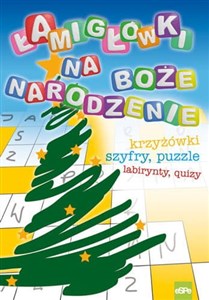 Obrazek Łamigłówki na Boże Narodzenie Krzyżówki, szyfry, puzzle, labirynty, quizy.