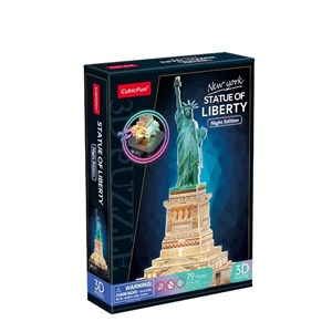 Bild von Puzzle 3D LED Statua Wolności wersja nocna