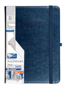 Bild von Kalendarz 2026 Jazz B6 dzienny granatowy