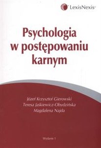 Bild von Psychologia w postępowaniu karnym