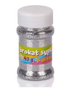 Obrazek Brokat sypki srebny 43g