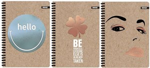 Bild von Kołozeszyt A4/80K kratka Kraft Liner Hs