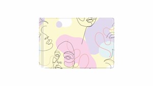 Obrazek Okładka na dokumenty małe z nadrukiem women