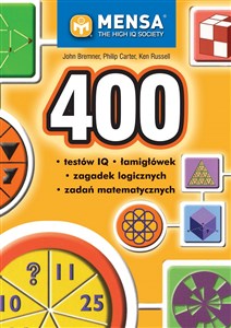 Obrazek 400 testów IQ łamigłówek zagadek logicznych zadań matematycznych