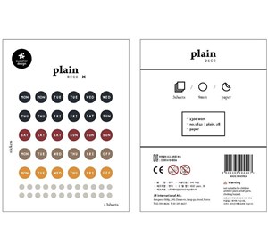 Obrazek Naklejki Dni tygodnia 3 ark.