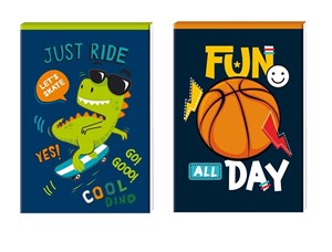 Obrazek Notes A7/30K z poddrukiem Chłopiec (16szt)