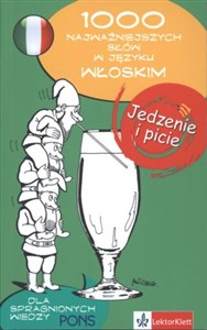 Obrazek PONS 1000 najważniejszych słów Włoski Jedzenie i picie