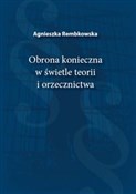 Obrona kon... - Agnieszka Rembkowska -  polnische Bücher