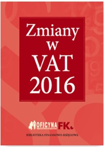Obrazek Zmiany w VAT 2016