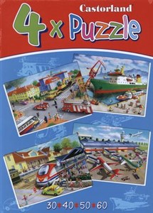 Bild von PUZZLE 4W1 TRANSPOT AND TRAVEL 4+