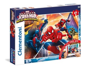 Obrazek Puzzle z aplikacją  SpiderMan 60 el.
