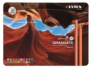 Bild von Pisaki Lyra Graduate Fineliner 20 kolorów