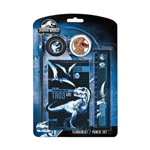 Obrazek Zestaw przyborów szkolnych Jurassic World 5el
