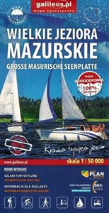 Obrazek Mapa - Wielkie Jeziora Mazurskie 1:50 000