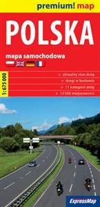 Bild von Polska mapa samochodowa Polski 1:675 000