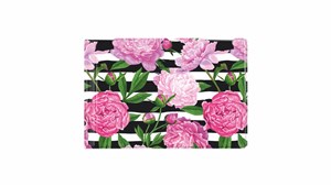 Bild von Okładka na dokumenty małe z nadrukiem peony