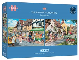Bild von Puzzle 2x500 Listonosz G3