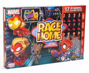 Obrazek Gra planszowa Race Home Marvel 17 figurek 3D