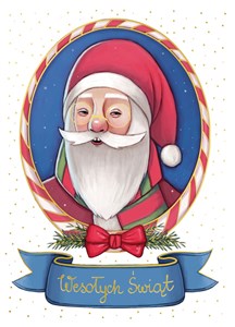 Bild von Karnet B6 BN Mikołaj w kółku