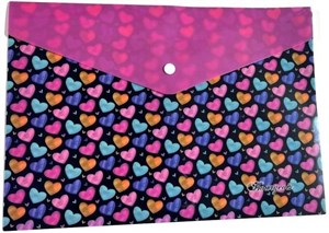 Bild von Teczka A4+ plastikowa z klipsem Serduszka