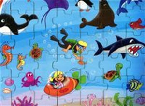 Bild von Układanka drewniana Ocean 48 elementów